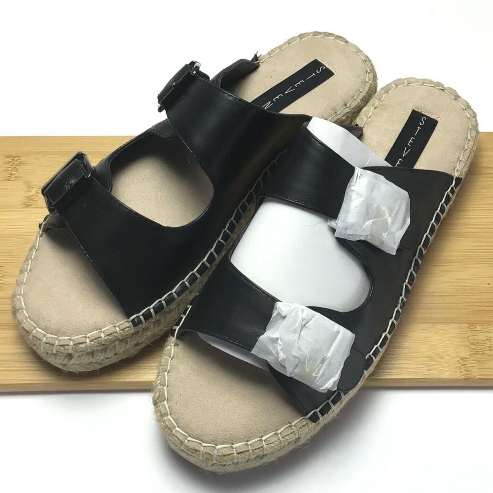 Steven Black Lapis Platform Espadrille Sandal